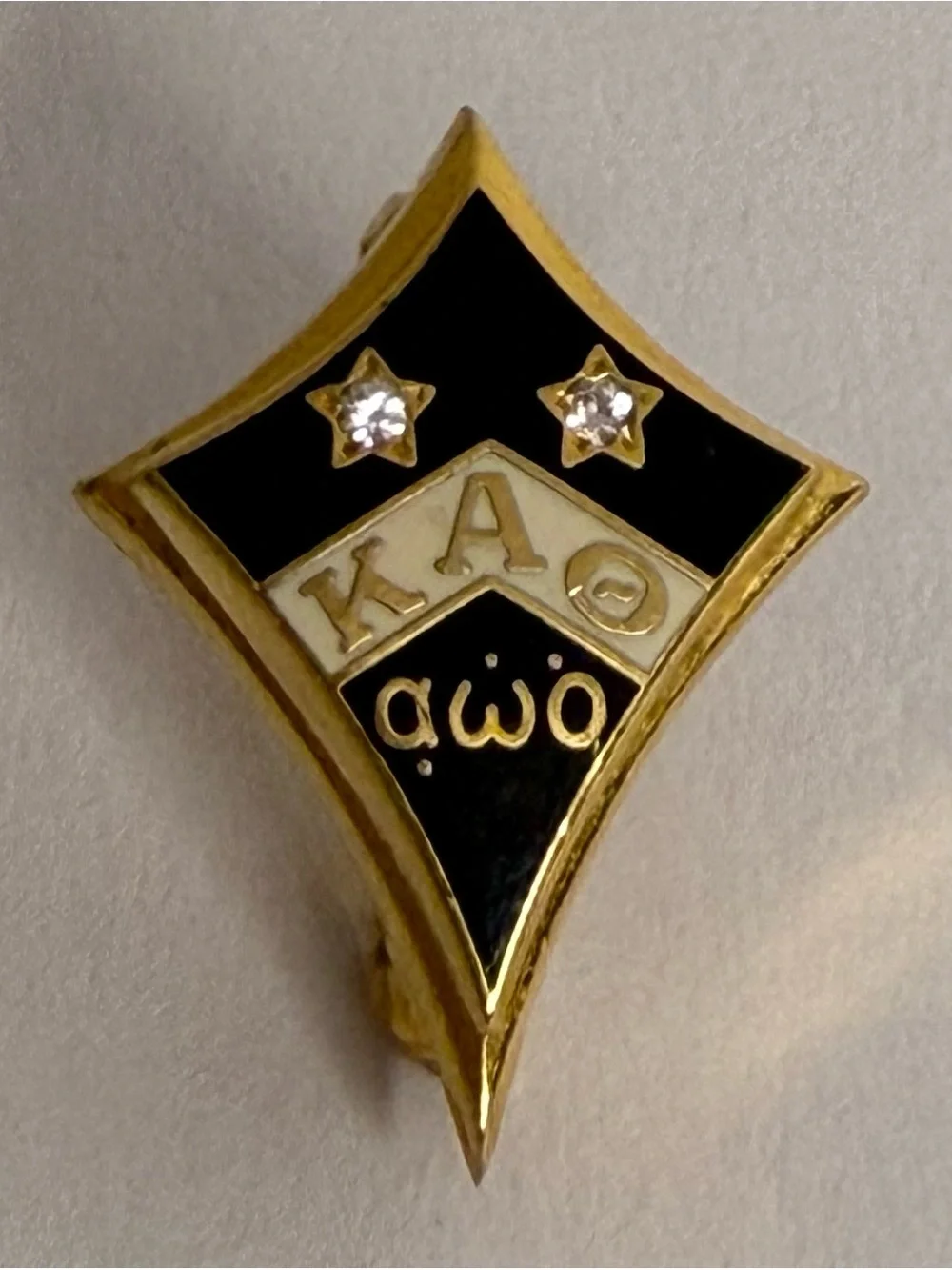 Vintage 1969 KAPPA ALPHA THETA Sorority Badge Pin KAΘ Delta Theta Chapter UF